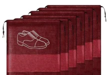 ✈️ Travel Smart with HOMFIL LAXIS Shoe Bags – Pack of 6