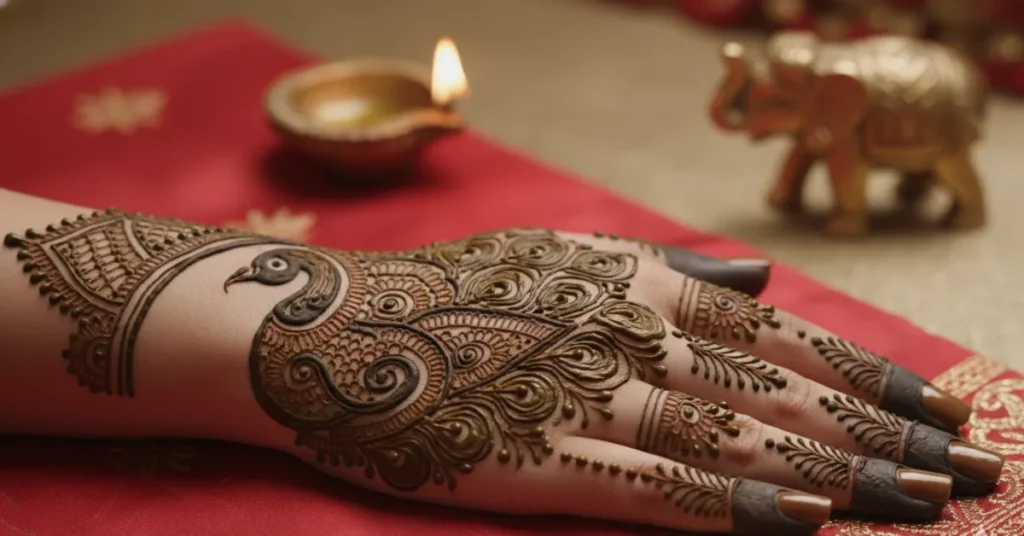 _Peacock Art Mehndi